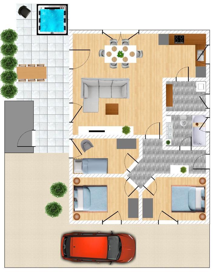 Dolomites Bungalow Eifelsteig W View Terrace Bbq เกโรลชไตน์ ภายนอก รูปภาพ